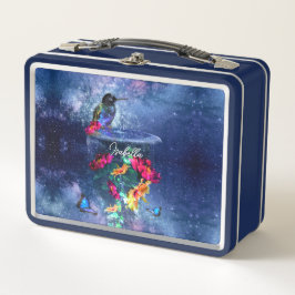 Flores tropicales,colibrí personalizado