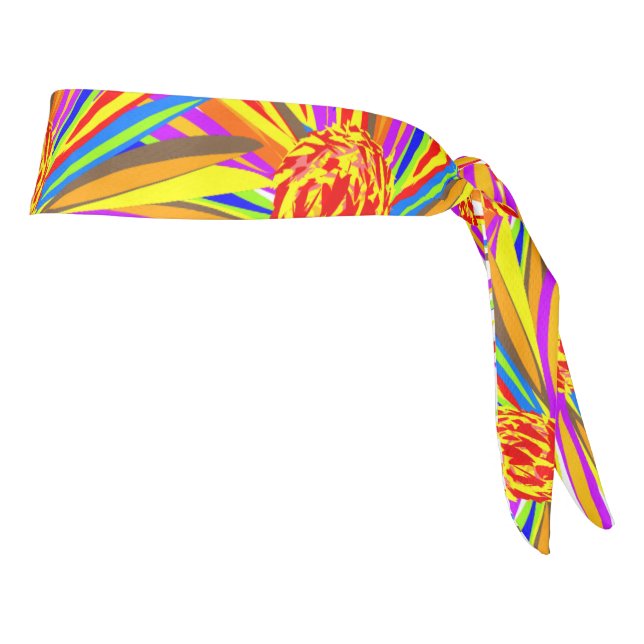 Flores tropicales coloridas (Girar 90)