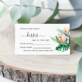 Flores tropicales cuántas tarjetas de juego de bes