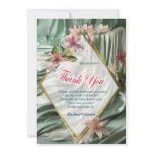 Flores verdes, crema, sedas y rosadas