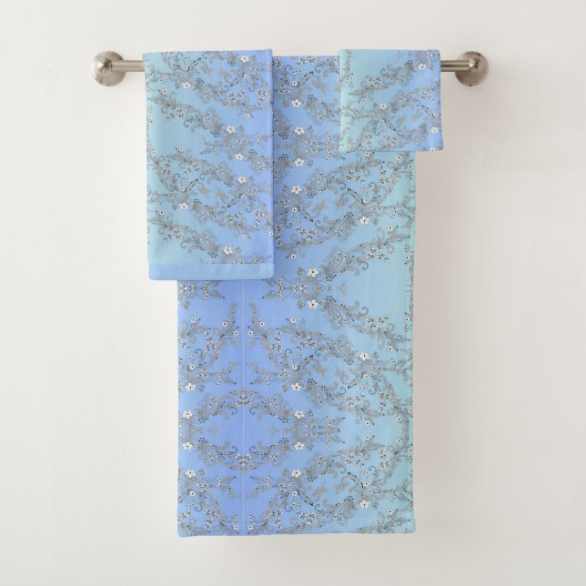 FLORES VERDES Y AZULES (In situ)