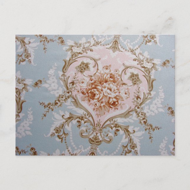 Flores Victorianas - Tarjeta Postal / RSVP / Antoi (Anverso)