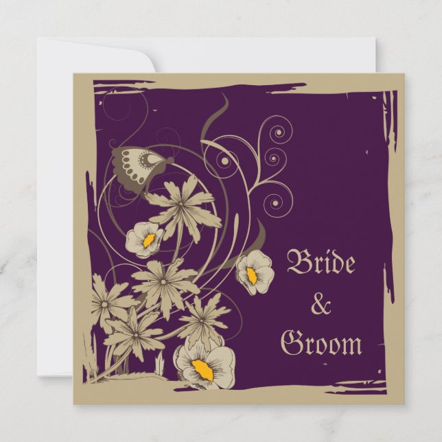 Flores Vintage Guardan Los Anuncios De Fecha (Anverso)