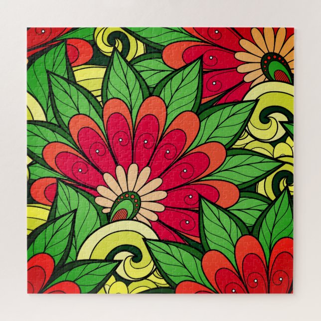 Flores Y Barrido P6 - Rompecabezas (Horizontal)