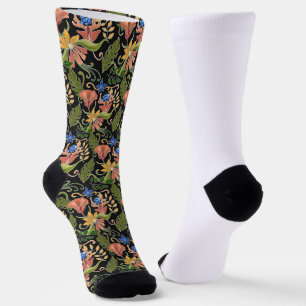 Flores y calcetines de vino de estilo Art Deco
