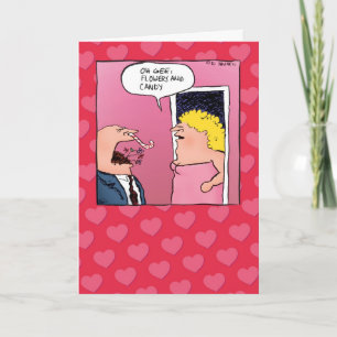 Flores y dulces - Feliz tarjeta de San Valentín