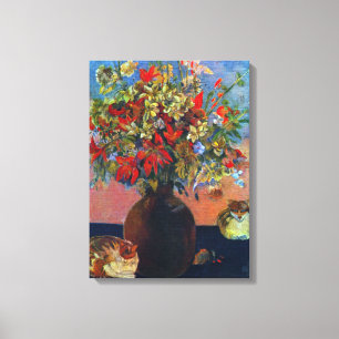 Flores y Gatos de Paul Gauguin, Arte Antiguo Fino