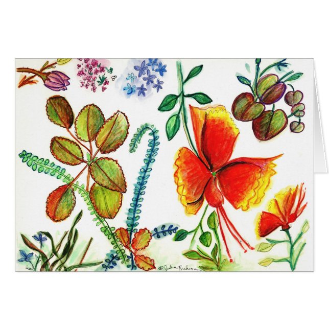 Flores y hojas de la Florida (Anverso (Horizontal))