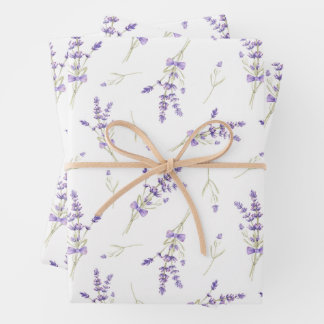 Flores y hojas de lavanda acuáticas