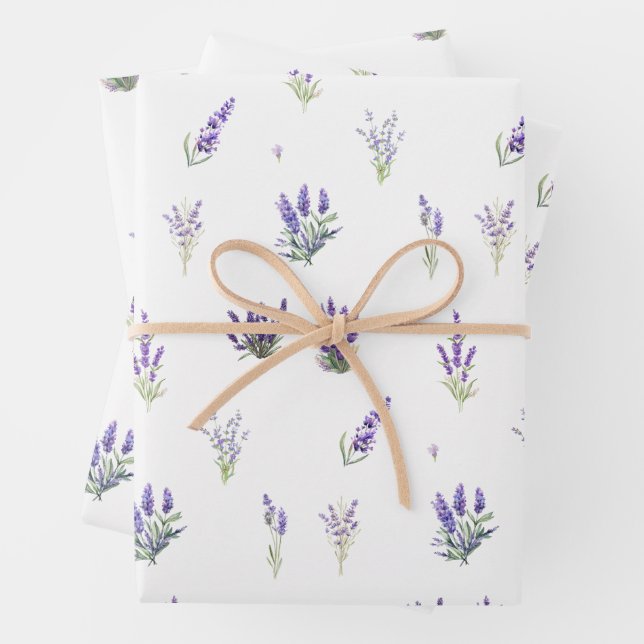 Flores y hojas de lavanda acuáticas (In situ)