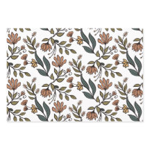 Flores y hojas singulares