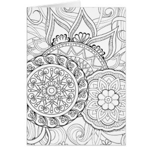Flores y mandalas del Doodle
