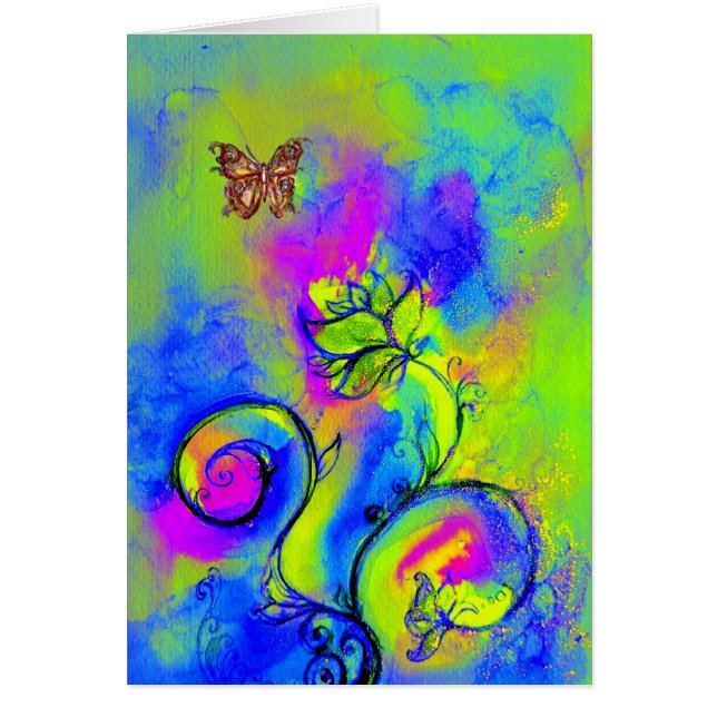 FLORES Y MARIPOSAS SIMILARES (Frente)