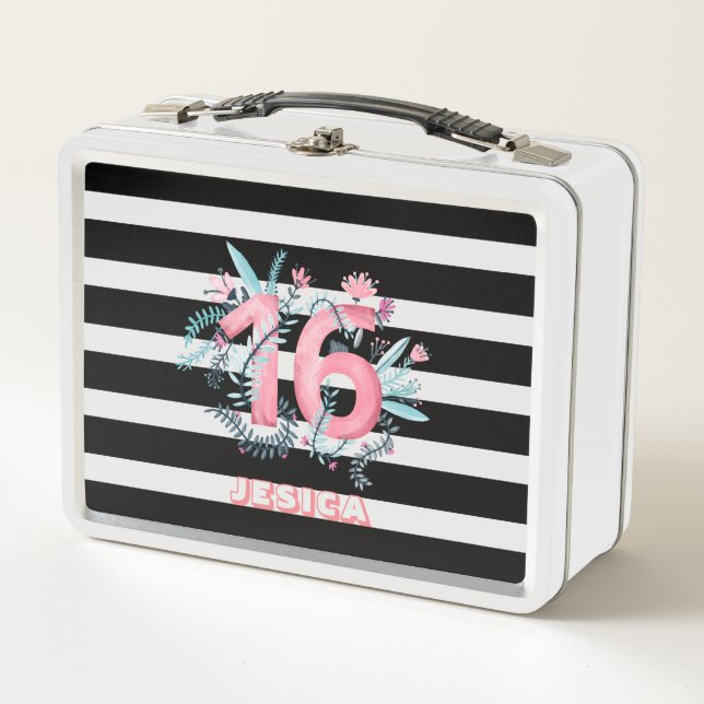 Flores Y Números De Acuarelas (Anverso)