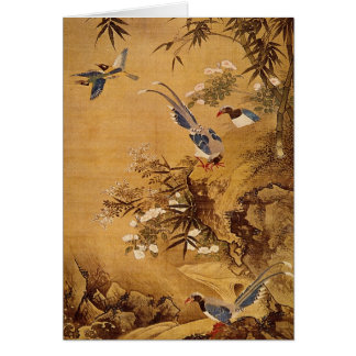 Flores y Pájaro por Hsiao Yung