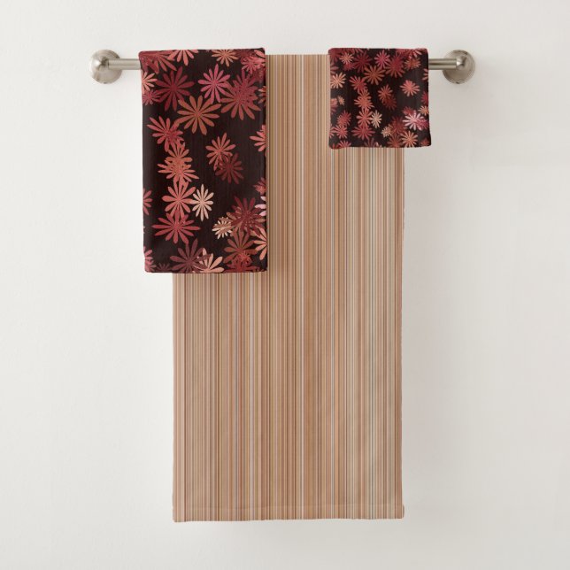 Flores y rayas de arveja (In situ)