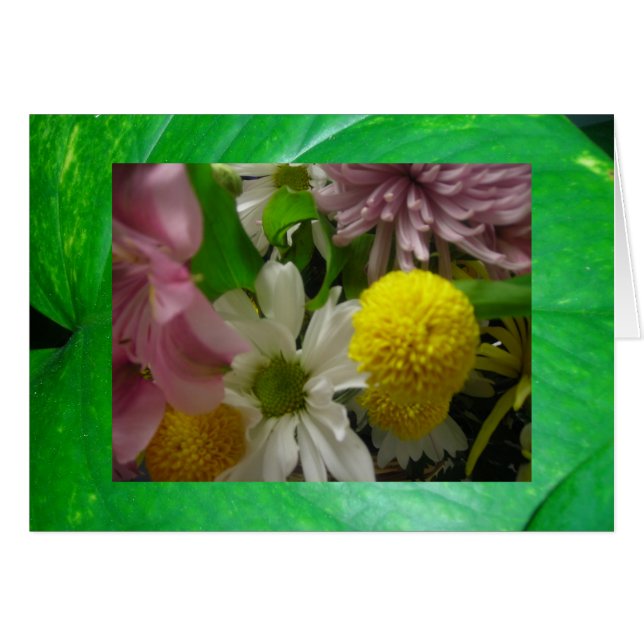 flores y verdes (Anverso (Horizontal))