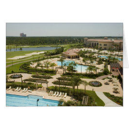 Florida Golf Resort Blank Card