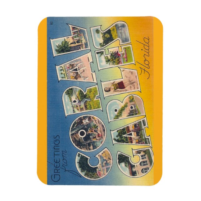 Florida, imán de los cables de coral (Vertical)