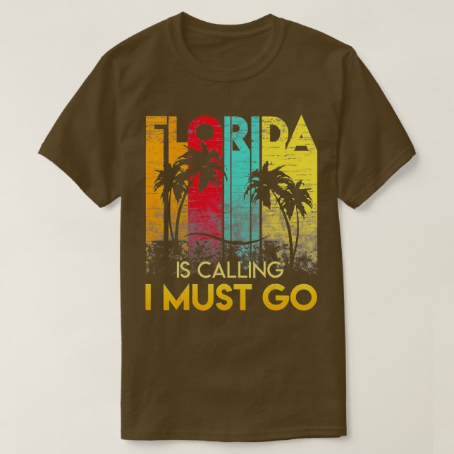 Florida Llama Que Debo Ir Camisa Verano (Diseño del anverso)