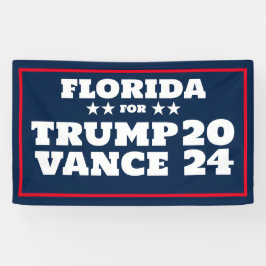 Florida para la pancarta de triunfo Vance 2024