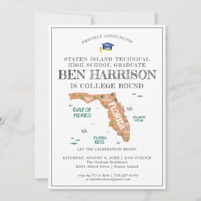 Florida | Partido de Graduación Vinculado a la Uni (Anverso)