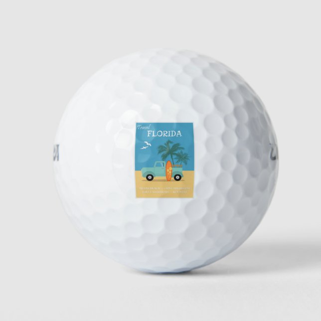 Florida: Pelota de golf de viajes (Anverso)