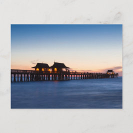 Florida - Pier de Nápoles en la tarjeta postal del