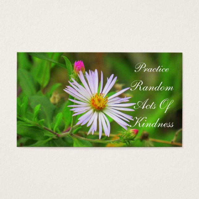 Florida Wildflower Random Acts of Kindness Card (Frente)