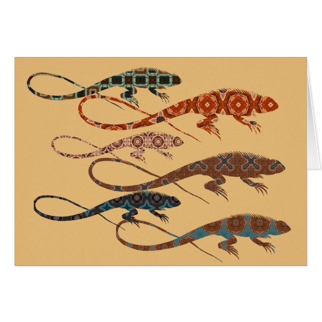 Florillas Lizards (Anverso (Horizontal))