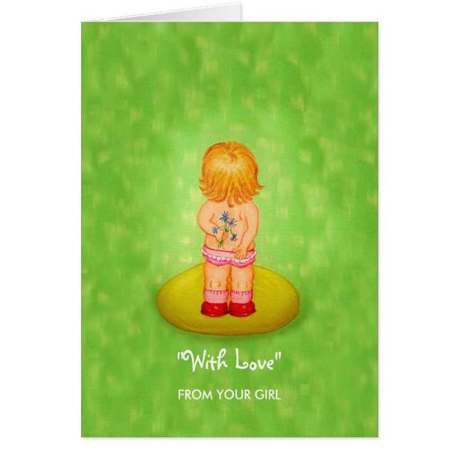 Florista con amor de la hija a los padres (Frente)