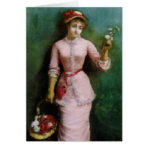 Florista en rosa