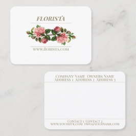 Florista - Tarjeta de visita