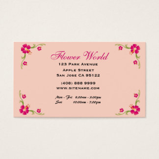 Floristería (Tarjetas de Presentación)