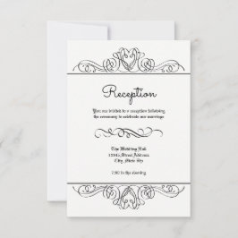 Floritura Formal Floral - Invitación a la Recepció