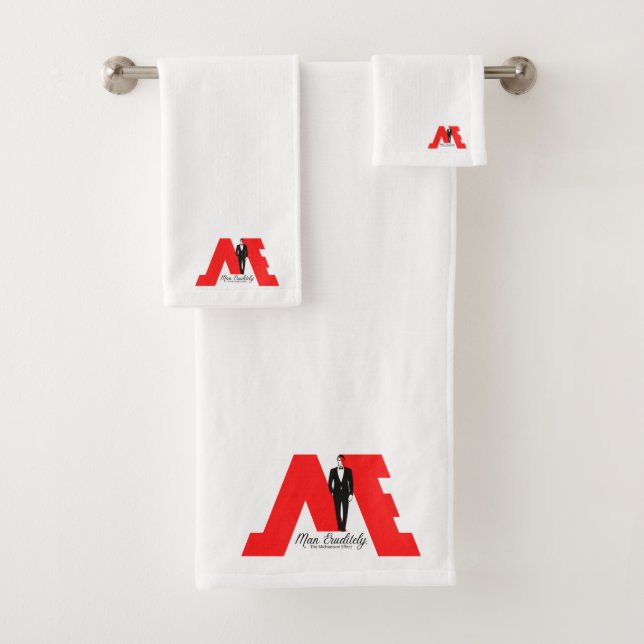 FloState Design "ME" Man Eruditely Towel Set (In situ)