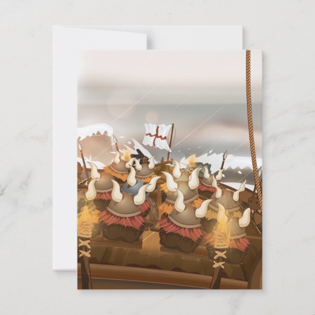 Flota de invasión vikinga (Anverso)
