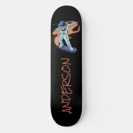 Flota personalizada astronauta con patineta