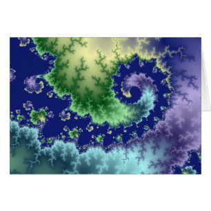 Flotación hacia fuera - de la tarjeta del fractal