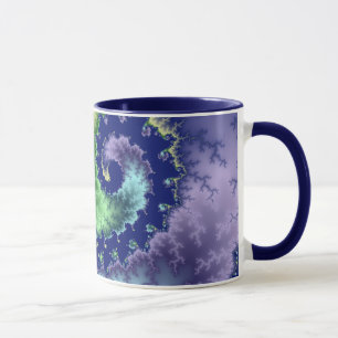 Flotación hacia fuera - de la taza del fractal