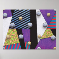 Flotadores - Arte Surrealista abstracto de vaporwa