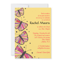 FLOTANTE Bat Mitzvah Invitación