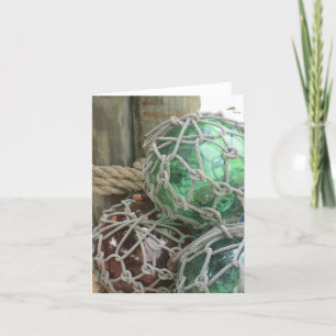 Flotas de vidrio náutico - Tarjeta de nota