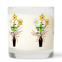 "Flower Delivery" Scented Jar Candle w/lid