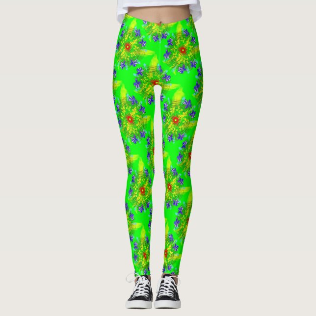 Flower Doodles Leggings (Anverso)