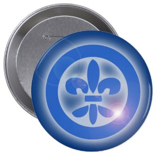 Ho Oponopono Flor de lis - Lis Flower - Shine Healing Effects Chapa Redonda De 5 Cm
