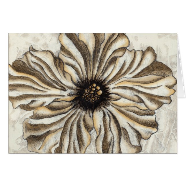 Flowerhead Fresco en Tan fondo (Anverso (Horizontal))