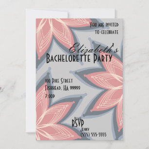 Flowers Bachelorette Party 2 Invitación
