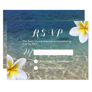 Flowers Tropical Plumeria Boda RSVP