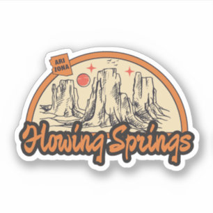 Flowing Springs, Arizona  Pegatina